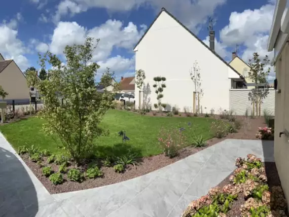 Jardin_Peters_verharding_terras_delcona_deel1_22 - Dalles céramiques pour terrasses ou allées Delconca